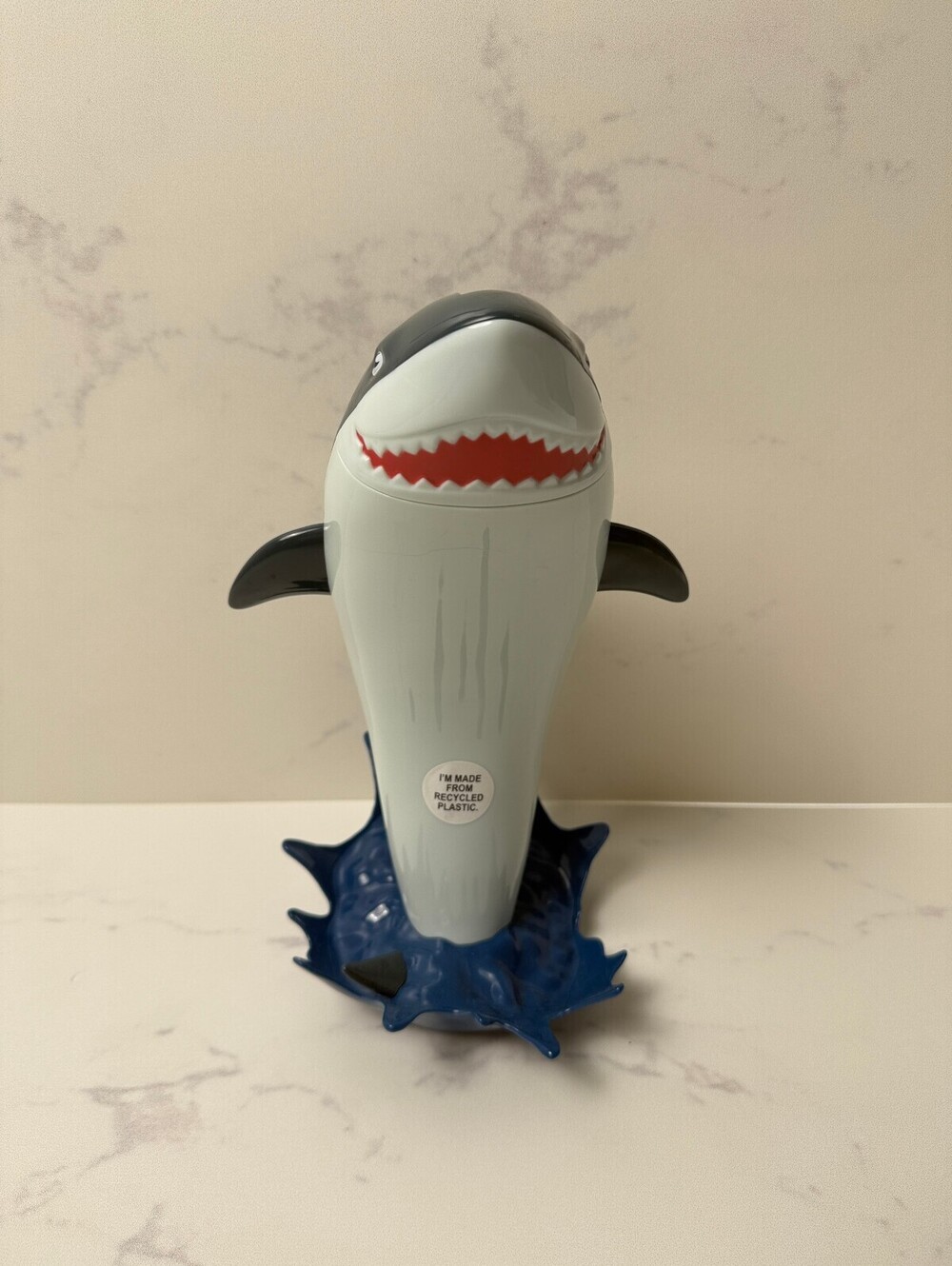 Zinc Shark Pitcher Blue Modern Classic Showstopper from Seaworld Orlando